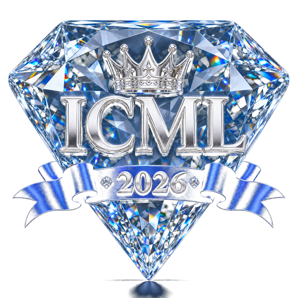 ICML 2026 badge